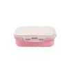 Caja de almuerzo de plástico estilo japonés con múltiples compartimentos para estudiantes, caja de almuerzo para trabajadores de oficina, caja bento apta para microondas, caja para mantener la frescura, venta al por mayor
