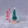 Casa de bonecas 1:12 casa de bonecas mini móveis acessórios cena de Natal diy Decoração de cedro Árvore de Natal
