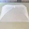 Capa Nova para Mesa de Jantar Doméstica 2025 Cozinha Anti-Mosca Dobrável Cobertura de Refeição Contra Poeira Retangular Artefato de Armazenamento