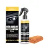 Kit de Faro Homonth Prevención de Oscurecimiento Diario para Faro de Coche a Prueba de Polvo Pulido Limpieza Spray de Protección Eficiente