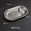 Talheres de Aço Inoxidável Vintage, Hashis, Colheres, Pratos, Cinzeiros, Tigelas de Arroz, Tigelas de Sopa, Pratos de Sabor Estilo Japonês Retrô, Pratos para Lanches