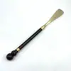 Batoque de Sapato de Jacarandá com Cobre e Caractere de Bênção, Batoque de Sapato com Emenda de Latão, Levantador de Sapato para Idosos e Mulheres Grávidas, Batoque de Sapato de Madeira no Atacado