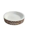 Tablero rascador redondo extragrande para gatos hecho de cartón blanco, duradero y resistente al desgaste, no suelta virutas, rascador de cartón corrugado supergrande para gatos