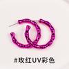 Pendientes de gota de moda para mujer, pendientes de botón, joyería personalizada, pendientes abiertos de gran sentido, accesorios en stock al por mayor
