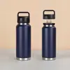 Venta al por mayor transfronteriza de botellas aisladas de acero inoxidable de gran capacidad para ciclismo, viajes al aire libre, botellas de agua portátiles, botellas espaciales, personalizables