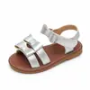Sandalias de Princesa Mariposa para Niñas Suela Suave Antideslizantes Velcro Punta Abierta Retro Zapatos de Playa para Niños