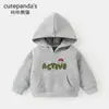 Conjunto de Moletom Kaka Panda para Meninos Conjunto Outonal para Meninas Conjunto Casual de Duas Peças para Crianças Roupas de Bebê para Primavera e Outono Tendência