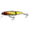 Señuelo de pesca multisección de hundimiento lento para capa media-superior pesca con señuelo minnow de dos secciones señuelo duro lance largo biónico pez mandarín perca señuelo