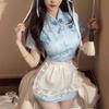 Lencería sexy femenina china Niang Cheongsam Pasión libre coqueteo tentación puro deseo cos juego de rol uniforme
