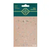 Redanco5D En relieve Popular Pegatinas para Uñas Christmas Láser Oro y Plata Cristal de Hielo Copo de Nieve Pegatinas para Uñas Dr1326