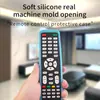 Adequado para capa de silicone de controle remoto de TV AOC CRC 1210V capa de couro para controle remoto universal em inglês