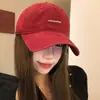Gorra de Béisbol Sencilla Estilo Coreano para Mujer, Gorra Versátil de Ala Ancha para Parejas de Primavera y Verano que Hace que la Cara Parezca Más Pequeña, Gorra Trendy de Pico de Pato
