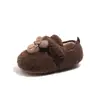 Zapatos Peludos Estilo Francés Ins 2026 Otoño e Invierno Nuevos K-Style Lindos de Niña Dibujo Animado Conejito Felpa Forro de Felpa Zapatos de Algodón