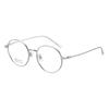 Armazón de gafas ultraligero de titanio puro estilo coreano armazón para gafas de miopía femenino mate todo titanio IP galvanizado armazón para gafas de miopía