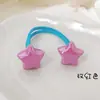 Cuerda para el pelo con forma de corazón estilo Ins casual japonés y coreano, anillos de colores para el pelo de niña, goma elástica para el pelo, anillos para el pelo de alta elasticidad