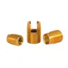 M12 acero al carbono ranurado autorroscante tuerca casquillo dientes internos y externos rosca casquillo galvanizado tipo 302 casquillo protector