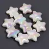 Cuentas acrílicas de estrella de cinco puntas con agujero grande 22 mm tamaño grande estrella de cinco puntas con agujero recto cuentas sueltas material para manualidades diy joyería