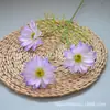 3 Crisântemos Artificiais de Verão Jardim Monet Cerimônia de Casamento Flores Artificiais 3D Margaridas Camomila Gérbera Flores Falsas Exportação