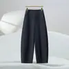 Calça de Perna Torta Versátil da Moda Feminina 2026 Verão Novo Simples Temperamento Solta Emagrecimento Redutora de Idade Emagrecimento Casual Tendência