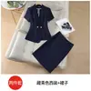 Conjunto de Verão com Manga Curta para Mulheres, Conjunto de Duas Peças com Blazer e Saia, Roupa Profissional Irregular de Comércio Exterior Transfronteiriço, Conjunto Feminino