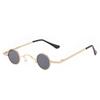 Gafas de sol Steampunk al por mayor transfronterizas 2023, gafas de montura pequeña estilo hip hop europeo y americano, modernas, estilo retro, redondas, estilo príncipe.