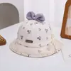 Gorro de Bebé Primavera y Otoño Niñas Cereza Pequeña Sombrero de Pescador Ajustable Otoño e Invierno Bebé Niña de Pocos Meses Princesa