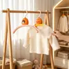 Colgador de Ropa de Muñeca de Calabaza Lindo para Balcón Uso en Casa, Colgador Cartoon Engrosado Antideslizante para Dormitorio de Estudiante