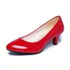 Salto de 5 cm Sapatos Profissionais Femininos Couro Macio Confortáveis Sapatos de Trabalho Entrevista de Hotel Deslocamento Scarpin Boca Rasa
