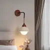 Lámpara de Pared para Sala de Estar Millennium Personalidad de Diseñador Creativa Dormitorio Vestíbulo Pasillo Escalera Pared de Fondo Lámpara Decorativa LED Hierro
