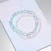 Explosões Super Fada Mori Cristal Lua Pulseira Feminina Design de Nicho Estudante Joker Cor Doce Pulseira de Namorada