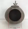 Cáscara de coco de gran diámetro de 14 a 16,5 cm Nido de pájaro nido de cría cálido para pájaros (sin franqueo)