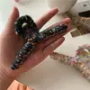 Coloridos Pasadores de Lana para Mujer, Pasadores para la Parte Trasera de la Cabeza, Pinza de Tiburón Simple Elegante para el Cabello de Mujer, Nuevos Pasadores al por Mayor