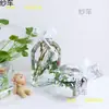 Kit de Artesanato Garrafa de Vidro com Flor Flutuante, Garrafa Grande de Óleo Conservante Mineral Vegetal Refinado de Alta Definição