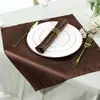 Venta Caliente de Amazon Servilleta de Papel Taza Flor Hotel Paño para la Boca Alta Densidad Borde Cerrado Color Sólido Servilleta Estilo Boda Posavasos Mantel