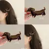 Accesorios de Perro Salchicha de Dibujos Animados, Charms para Zapatos DIY, Pinzas para el Cabello, Adornos para el Cabello, Pegatinas para Funda de Teléfono, Colgantes para Llavero