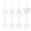 15 Decoraciones Colgantes de Madera Adornos de Navidad Colgantes para Árbol de Navidad Decoraciones Navideñas