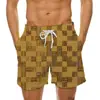 Color de verano europeo nuevo pantalón de playa color punto degradado impresión 3D pantalón de playa para hombre outlet de fábrica
