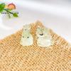 Dibujos Animados Tridimensionales Transparentes Luminosos Pequeños Unicornios Accesorios DIY Hechos a Mano Creativos Pendientes Pinzas para el Cabello Decoraciones para Teléfono