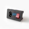 Lanzmfg Langzheng Lz-8-F3 Interruptor Triplo em Forma de 8 com Tomada CA Tipo Cartão de Seguro