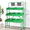 Prateleira de Frutas Rack de Exposição Três Níveis Rack de Legumes Prateleira de Supermercado Rack de Loja de Frutas Frescas Rack de Legumes Supermercado Simples