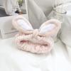 Bonita diadema con orejas de conejo tridimensionales para lavarse la cara, aplicar maquillaje, mascarilla, accesorios para el cabello, pinza para el pelo