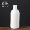 Paquete de materiales para jarrón de cerámica para quemar liso, botella de frijol hecha a mano DIY, tapón de viento estilo Ins, adornos de flores secas, venta al por mayor, popular en TikTok