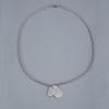 Venta caliente transfronteriza, collar con colgante de marca militar de acero inoxidable de tamaño grande, cadena larga de suéter de acero de titanio, joyería al por mayor