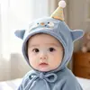 Gorro para Bebés y Niños Pequeños para Otoño e Invierno, Cálido, Cortavientos, Protector de Orejas, Gorro que Cubre la Cabeza para Niños y Niñas, Lindo Gorrito Fetal para Recién Nacidos