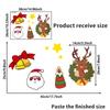 Adesivos de Elementos de Natal para Decoração de Comércio Exterior da Amazon Transfronteiriço Quarto Sala de Estar Adesivos de Parede