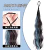 Paquete de Cabello Autoadhesivo Peluca Cabeza de Bola Banda para el Cabello Capullos de Flores Simulados Cabello Naturalmente Esponjoso Volumen Updo Cabello Doble Cola de Caballo