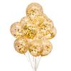 Procesando globo de látex transparente con lentejuelas personalizado de 12 pulgadas 18 pulgadas 24 pulgadas 36 pulgadas globo de lentejuelas globo de color transparente