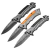 Cuchillo Plegable Portátil para Exteriores Cuchillo Plegable de Supervivencia para Acampar al Aire Libre