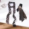 Bufanda Fina Larga de Cinta para Mujer, Versátil Lazo para el Cabello, Lazo para Bolso, Cinta para Combinar con Camisas y Trajes, Bufanda de Cuello de Gama Alta, Cinturón