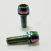 Tornillo vertical para manillar de bicicleta de montaña, colorido M5M6, portabidón 18/20/22 mm, elevador, tornillo para freno de disco